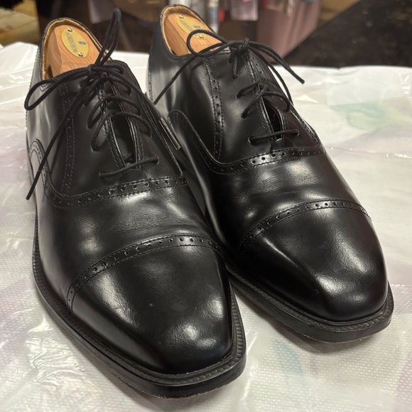 Rockport Black Leather Men\'s Oxfords size 9.5 W main image 8